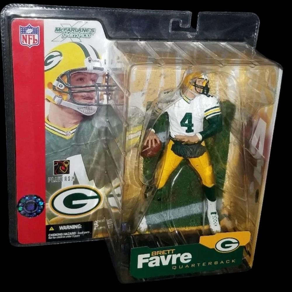 McFarlane NFL Series 4 BRETT FAVRE Green Bay Packers Chase Variant Figure